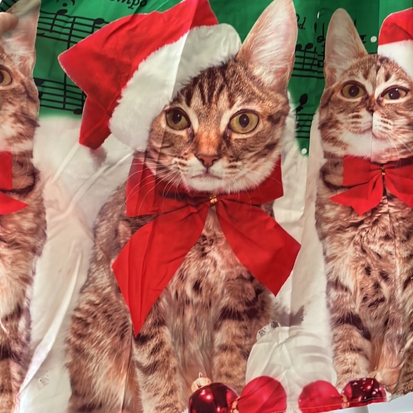 Cute Christmas Dress with Cats 🎄🐈 - Small - Picture 2 of 7